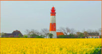 Leuchtturm Fluegge auf Fehmarn 